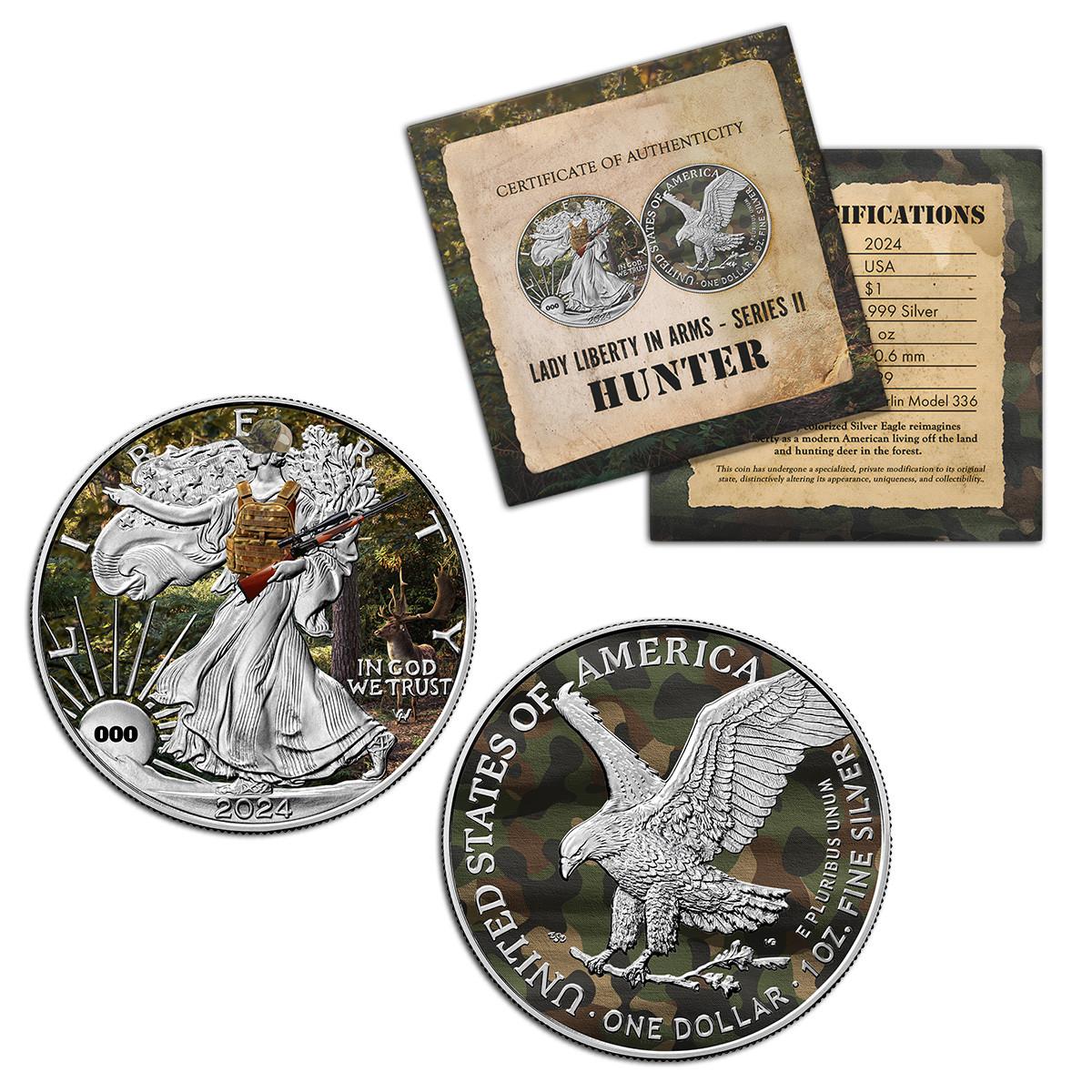 2024 Silver Eagle Lady Liberty in Arms Series II - Hunter Questions & Answers