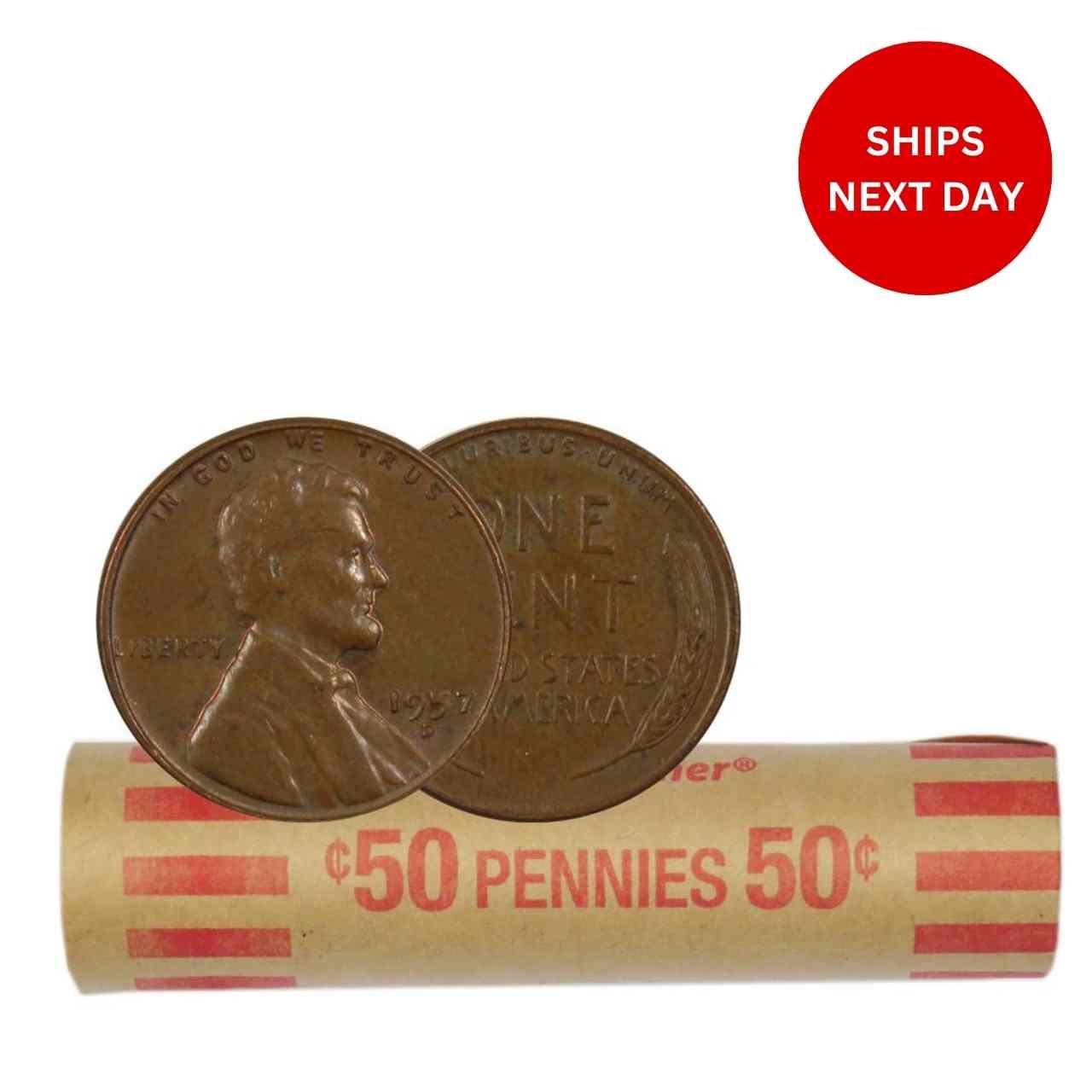 How many rolls of pennies is $10?