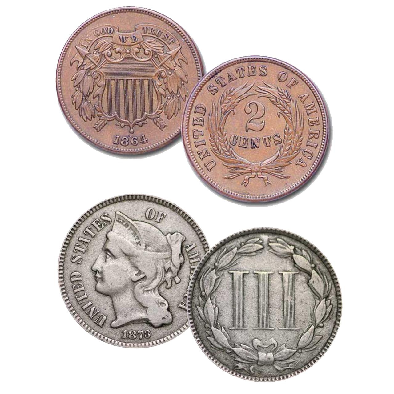 What is the composition of the Nickel 3-Cent Coin?