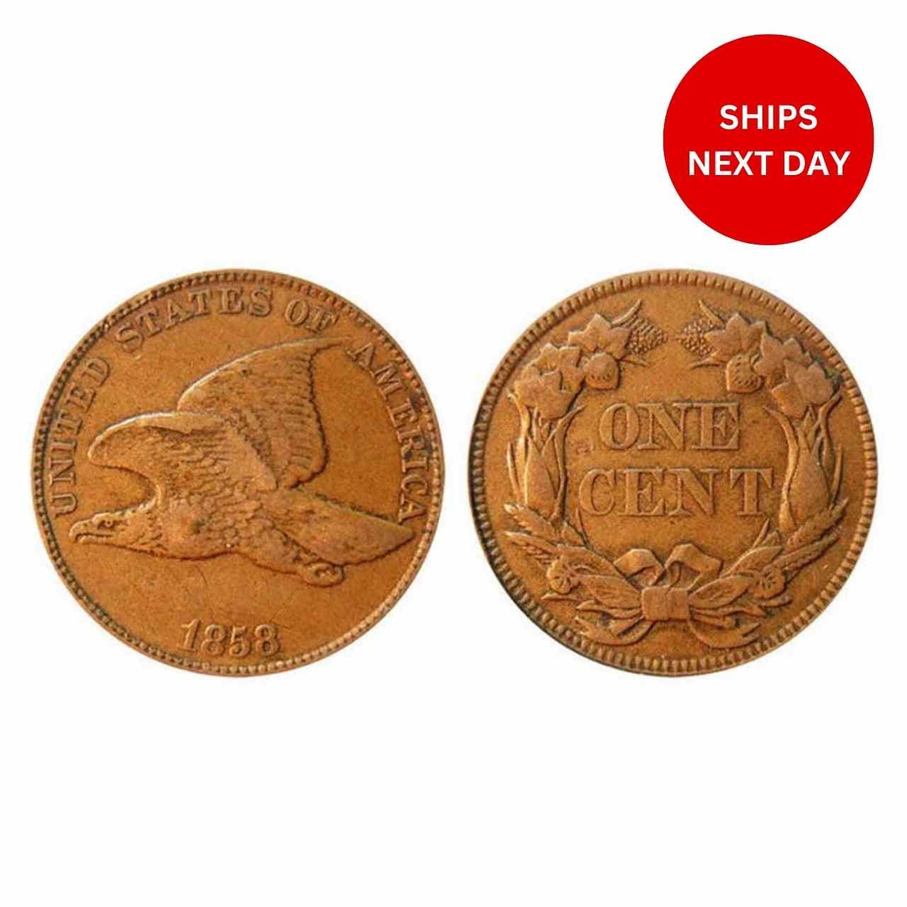 How many Flying Eagle Cents were minted?