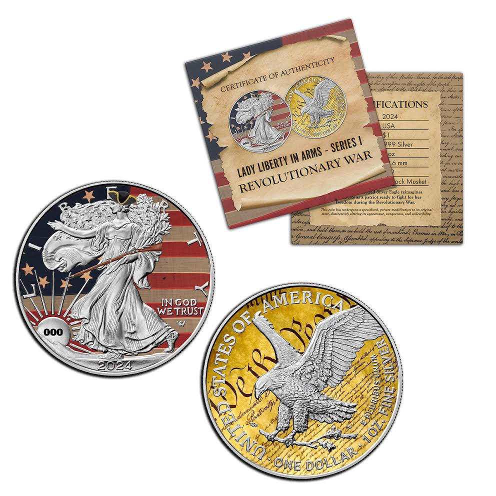 2024 Silver Eagle Lady Liberty in Arms Series I - Revolutionary War Questions & Answers