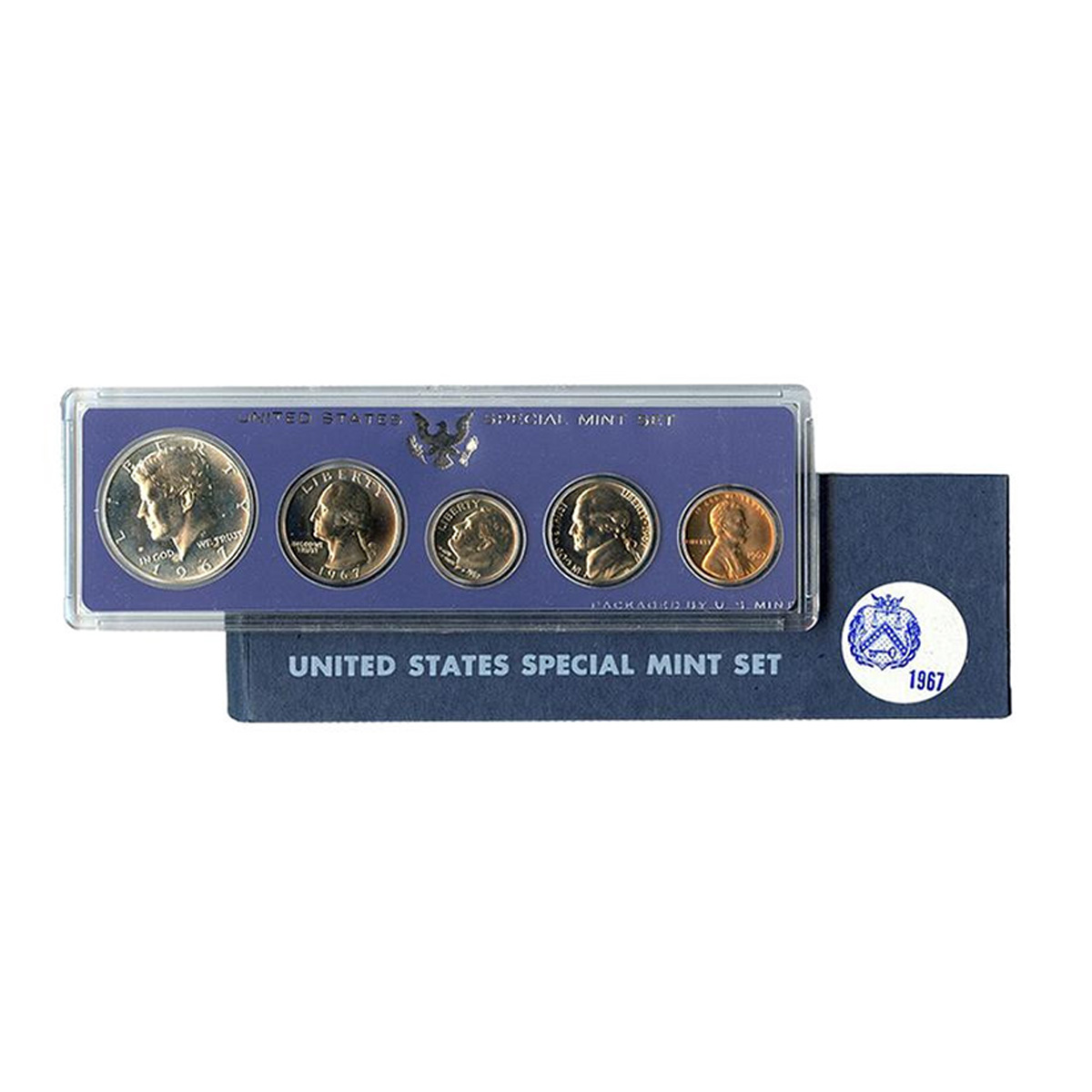 What is the composition of the Kennedy half dollar in the set?