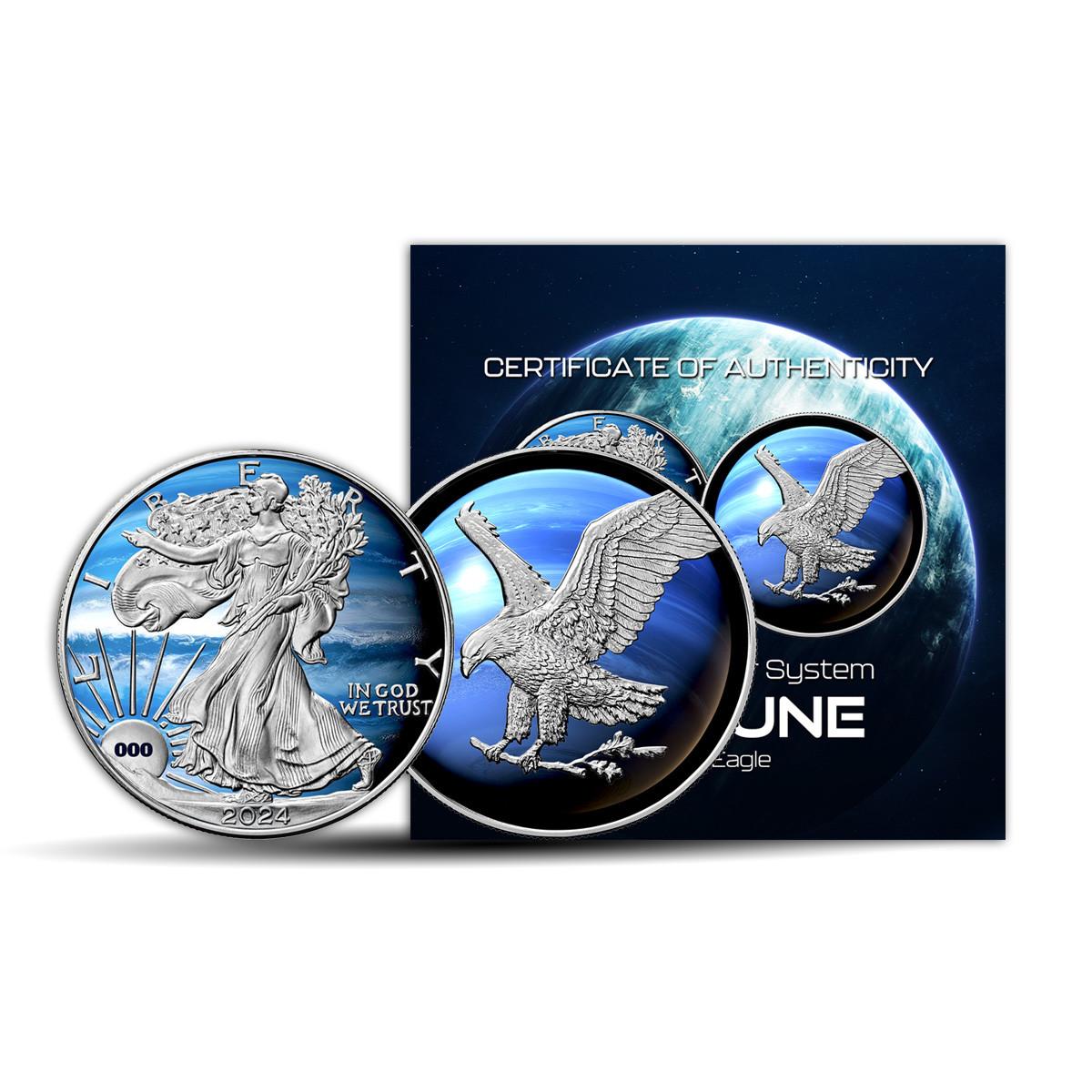 2024 Neptune Silver Eagle - Planets of the Solar System Series Questions & Answers