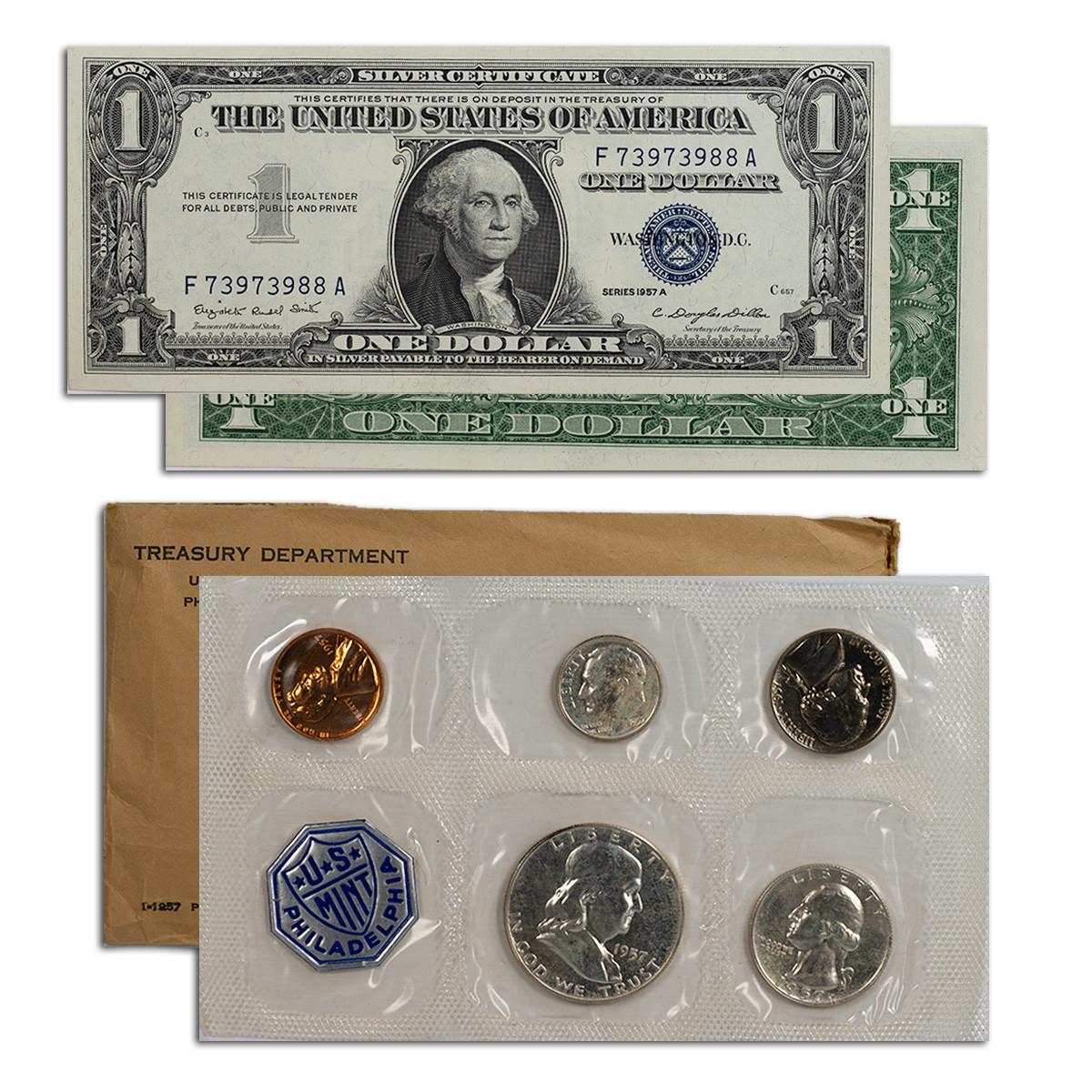 1957 Silver Certificate and Proof Set Hoard Questions & Answers