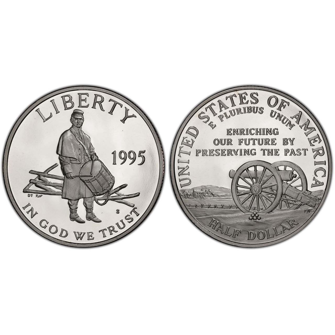 What does the obverse of the coin feature?