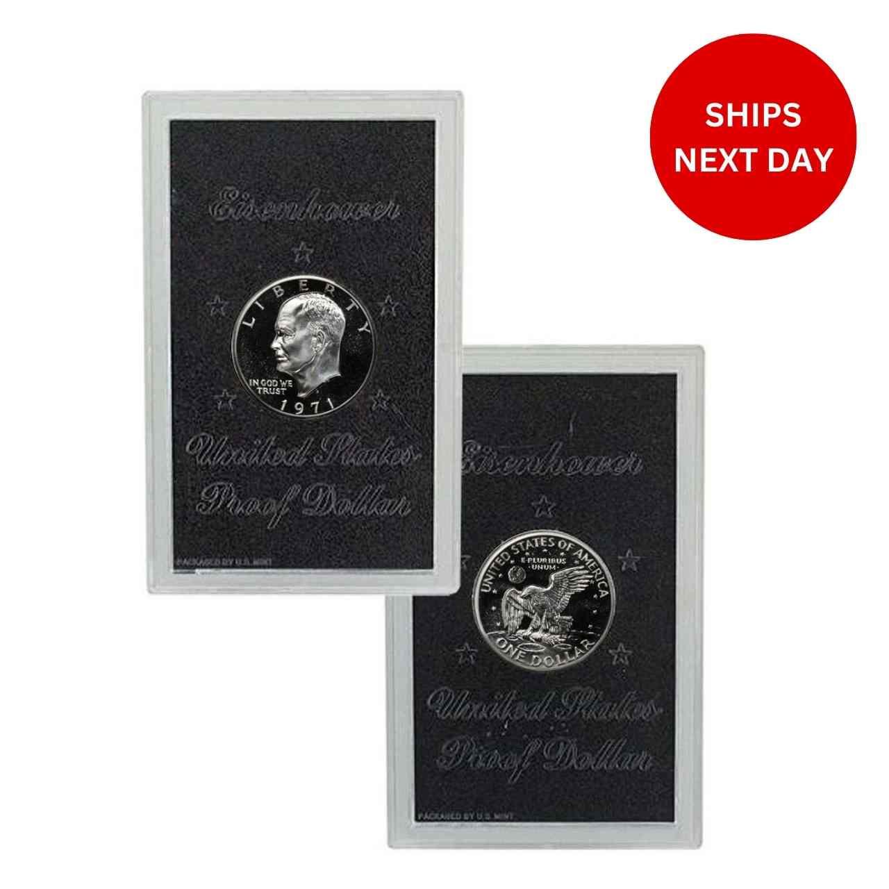 What is the significance of the Eisenhower Dollar series being short-lived?