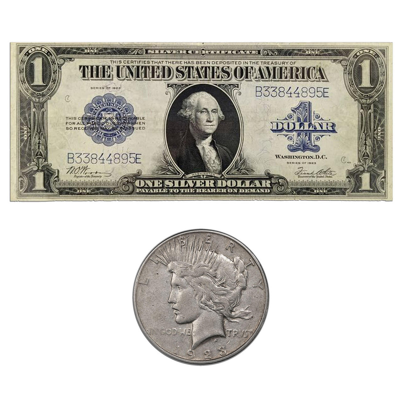 Can the 1923 Silver Certificate be redeemed for silver today?