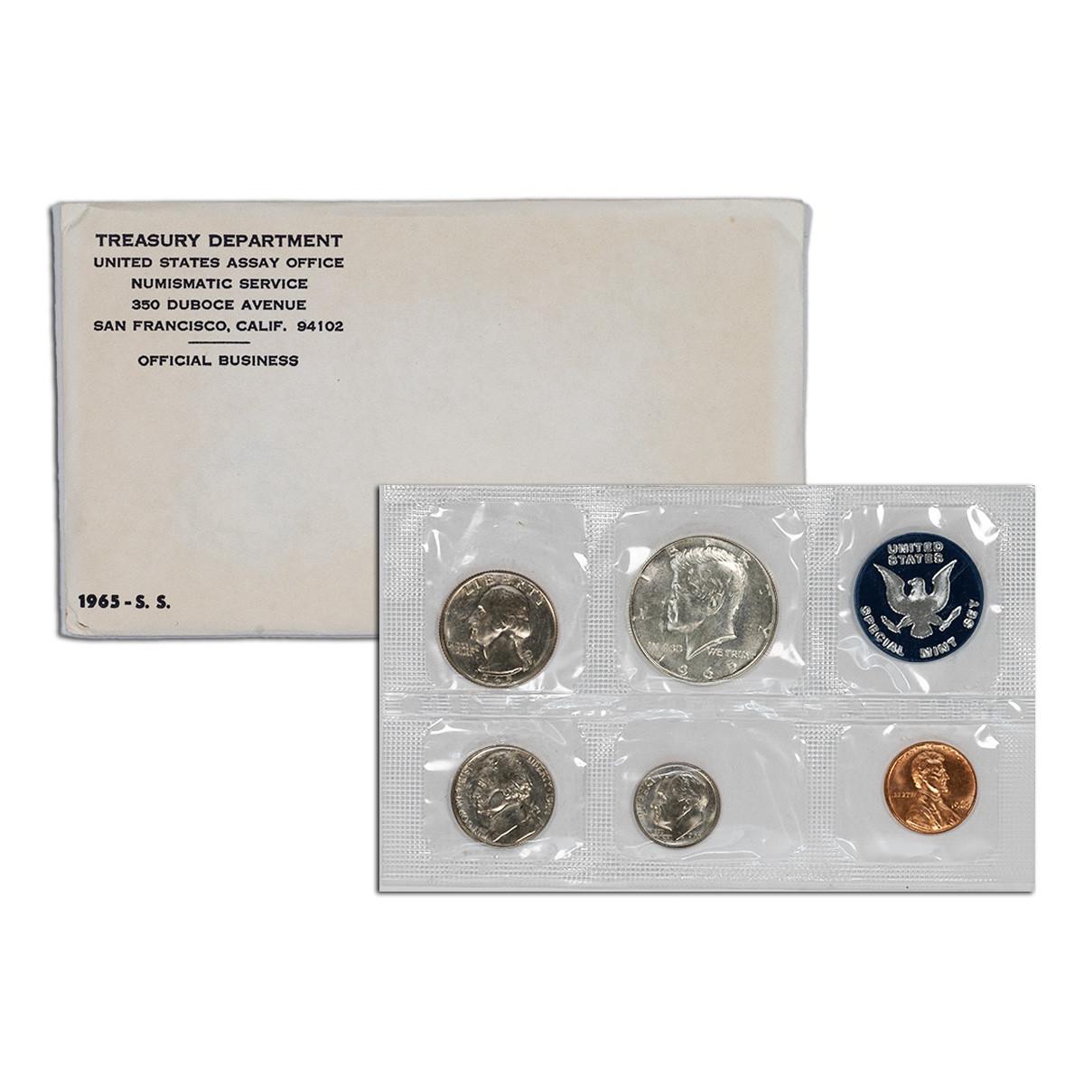 What is included in the 1965 Special Mint Set?