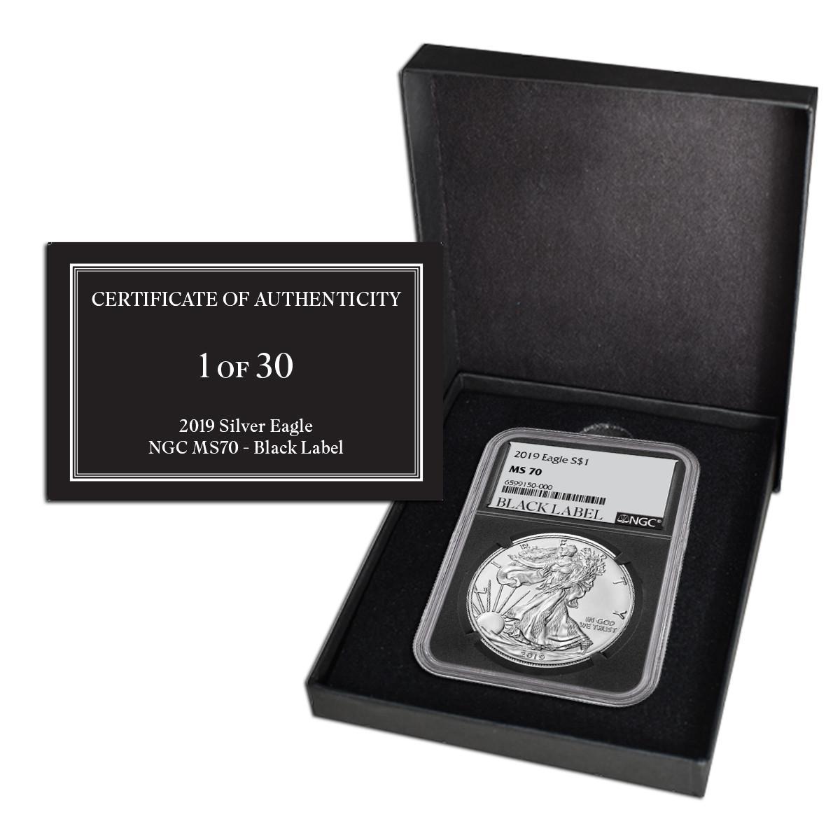 What does each 2019 Silver Eagle come with?